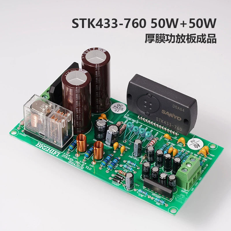 Audiophile-designed STK433-760 thick-film vocal Hi-Fi amplifier kit / finished board – why still bother with the LM1875