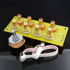 4-channel manual signal selector – audio input selection board / signal switching board