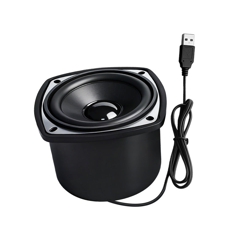 USB3 inch cylindrical cavity wired audio 4 Europe 15W computer notebook power amplifier speaker