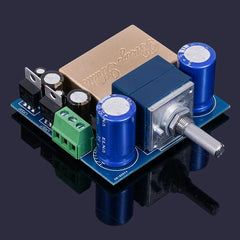 All-DC op-amp preamplifier board with shielding layer