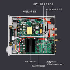 X30Z TPA3255大功率hifi发烧数字功放机，蓝牙5.4 全遥控