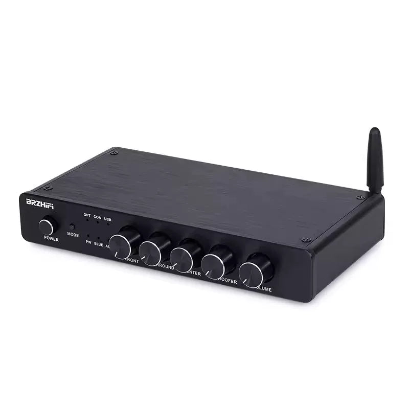 AC3 fever Bluetooth U disk fiber coaxial to 5.1 channel pre-amplifier decoder