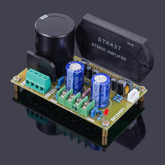 STK437 amplifier board – classic single-ended OTL circuit, STK sweet-sounding thick-film, DIY finished board