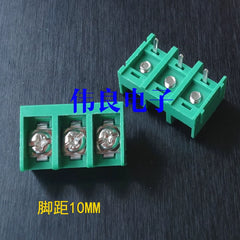 3-Position socket (large) terminal block, pin distance 10MM