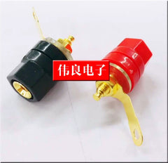 Gold-Plated Amplifier Binding Post – Speaker Terminal with 4mm Banana Socket