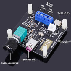 Pixie PAM8406 Mini Speaker | DIY Audiophile-Grade Class D Digital Amplifier Board | 5V Power Amplifier Bluetooth Module