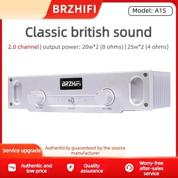 BRZHIFI household high-power high-fidelity A1S pure class A power amplifier rear-stage power amplifier