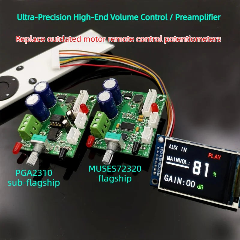 PGA2310 MUSES72320 Flagship Remote Volume Controller/Preamplifier