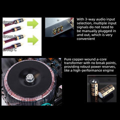 PA-49 thick film, rear and front stage combined amplifier, household high-power power amplifier, 180W Bluetooth 5.3