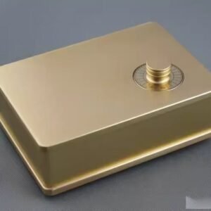 passive preamp full aluminum chassis in "tuhao gold" (with luxury aluminum knobs)‌