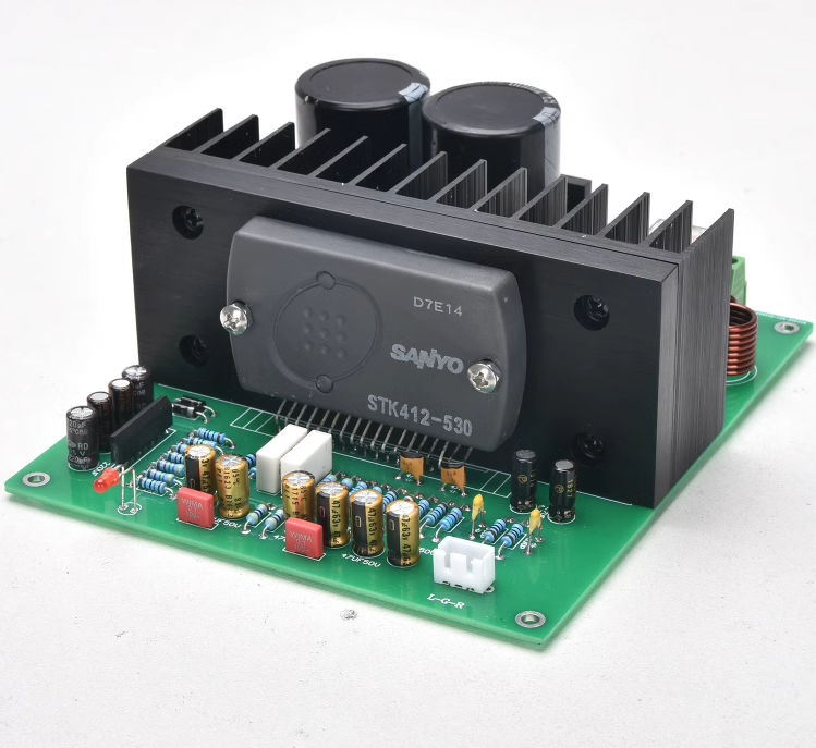 STK412-530 Finished Amplifier Board, Audiophile-Grade stk412 530 finished amplifier board, audiophile grade