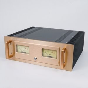 qingfeng a60 aluminum chassis for class a amplifier with vu meter head