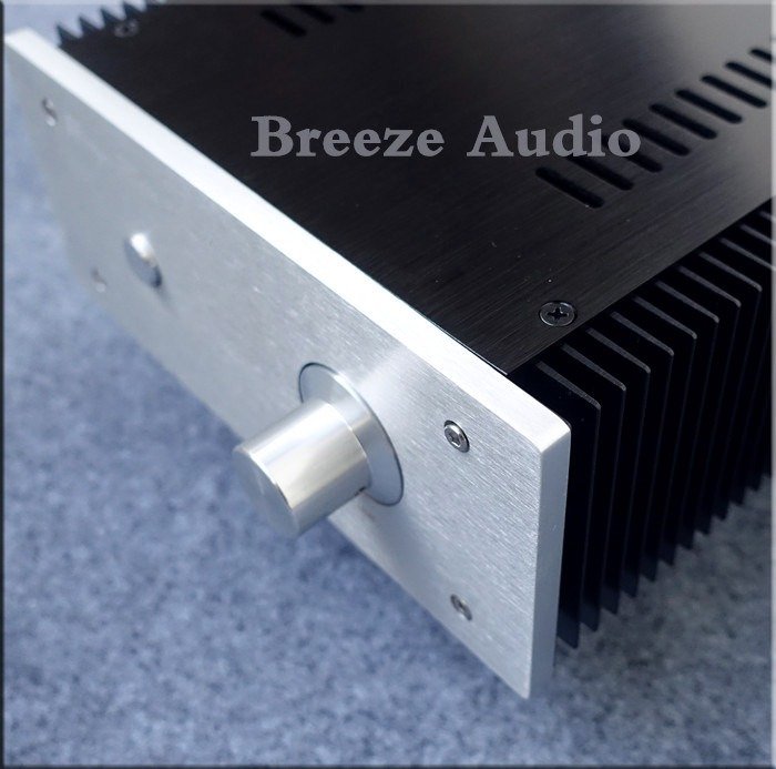 Full Aluminum Chassis, 2109 Amplifier Chassis, Complete Version, Class A1969 Chassis original design, precision crafted power amplifier chassis with level meter, bz a15/a35/a65 (class a heat dissipation)