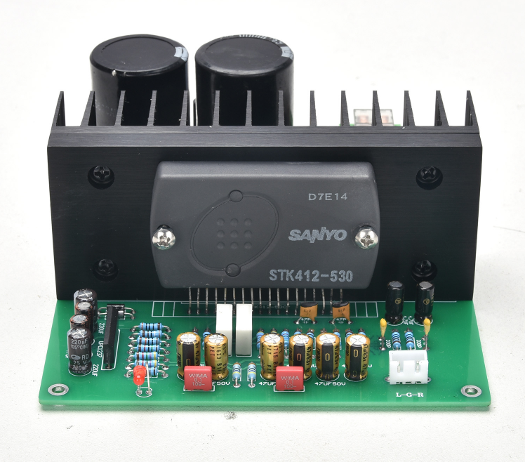 STK412-530 Finished Amplifier Board, Audiophile-Grade stk412 530 finished amplifier board, audiophile grade