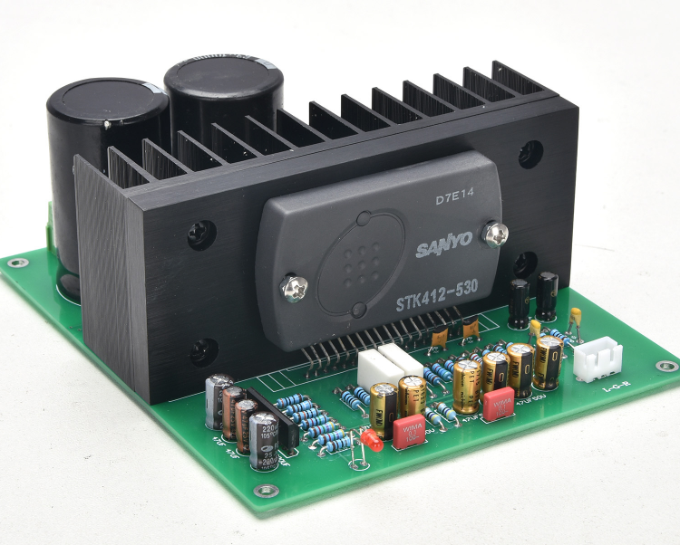 STK412-530 Finished Amplifier Board, Audiophile-Grade stk412 530 finished amplifier board, audiophile grade