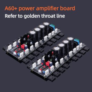 a60+ current feedback amplifier board kit | 8 pair parallel design, dual channel hi fi | inspired by accuphase a60