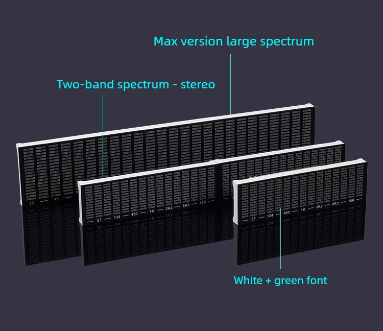 ‌led audio spectrum display, voice activated ambient light, music spectrum led for gaming room, car audio sync light‌