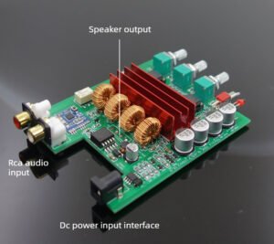 bl53a tpa3116 | 2.0 channel digital amplifier board | home use 100w x 2 with premium red ring inductors | bluetooth 5.3