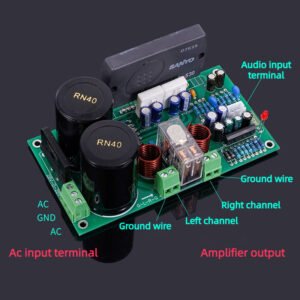STK412-530 Finished Amplifier Board, Audiophile-Grade stk412 530 finished amplifier board, audiophile grade