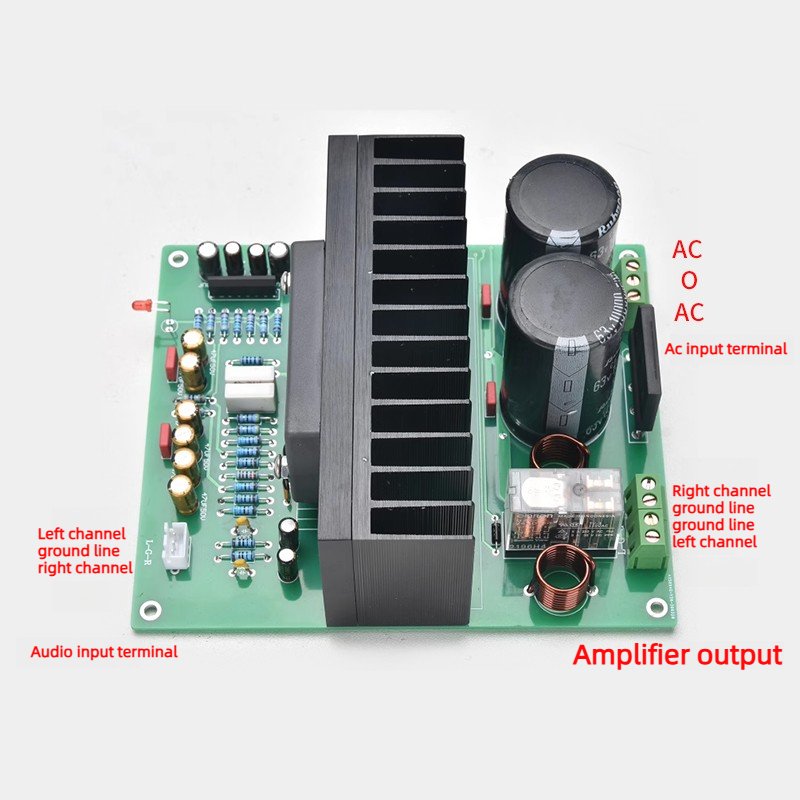 STK412-530 Finished Amplifier Board, Audiophile-Grade stk412 530 finished amplifier board, audiophile grade