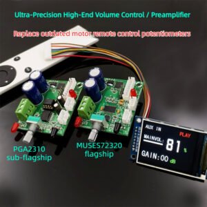 pga2310 muses72320 flagship remote volume controller/preamplifier