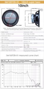 3-inch/4-inch/5-inch/6.5-inch/8-inch/10-inch woofer, subwoofer speaker 3 inch/4 inch/5 inch/6.5 inch/8 inch/10 inch woofer, subwoofer speaker