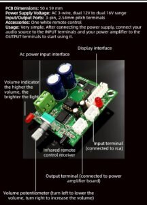 pga2310 muses72320 flagship remote volume controller/preamplifier