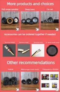 3-inch/4-inch/5-inch/6.5-inch/8-inch/10-inch woofer, subwoofer speaker 3 inch/4 inch/5 inch/6.5 inch/8 inch/10 inch woofer, subwoofer speaker