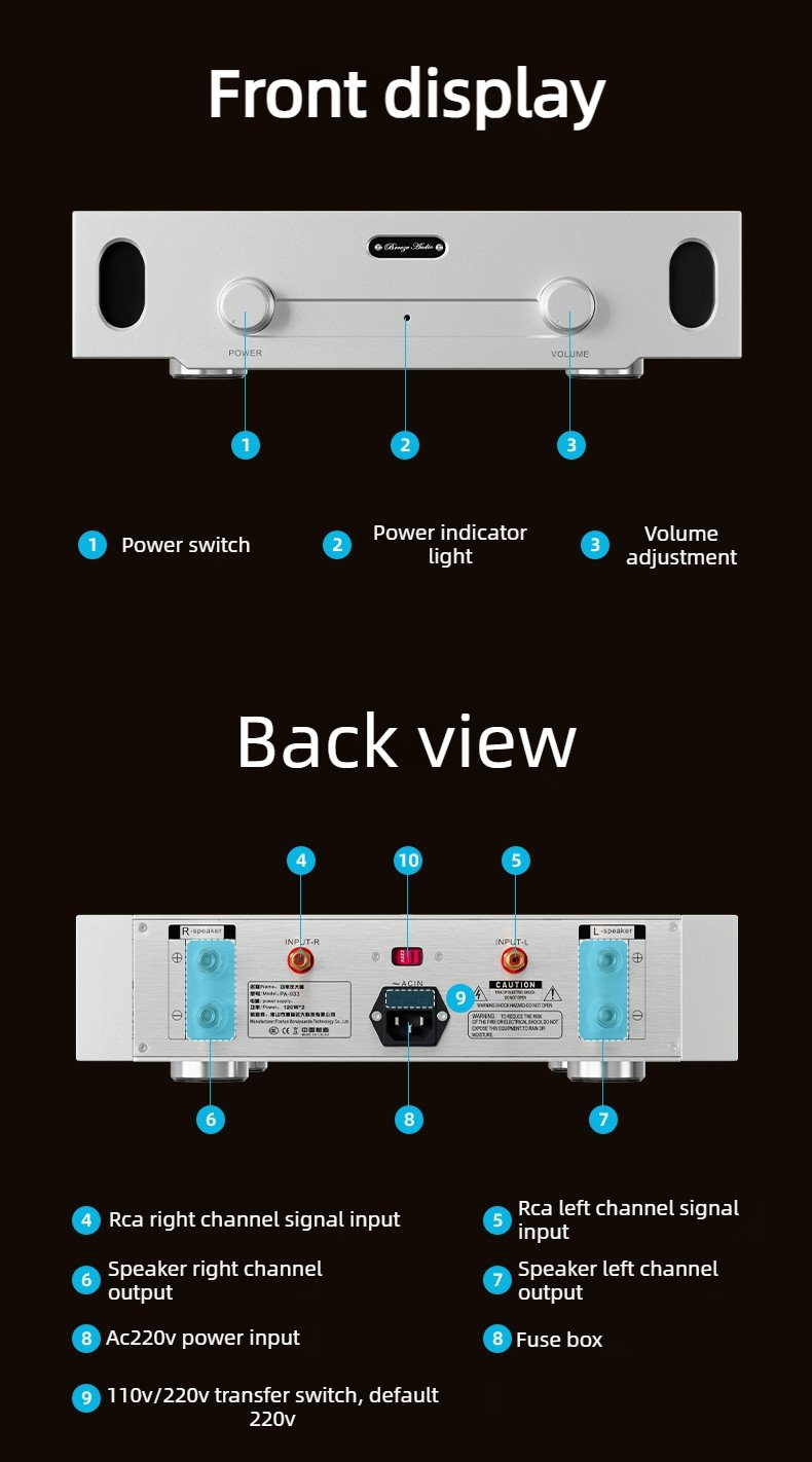 brzhifi reference berlin 933 circuit amplifier home high power bz 933 ab class amplifier