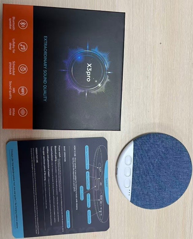 Sleep sound device, Bluetooth speaker, and noise-free speaker for scheduled sleep, placed beside, on, and under the pillow sleep sound device, bluetooth speaker, and noise free speaker for scheduled sleep, placed beside, on, and under the pillow