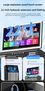 Outdoor Karaoke Speaker with Display & Powerful Subwoofer | Bluetooth Portable Singing Machine | All-in-One Audio System outdoor karaoke speaker with display & powerful subwoofer | bluetooth portable singing machine | all in one audio system